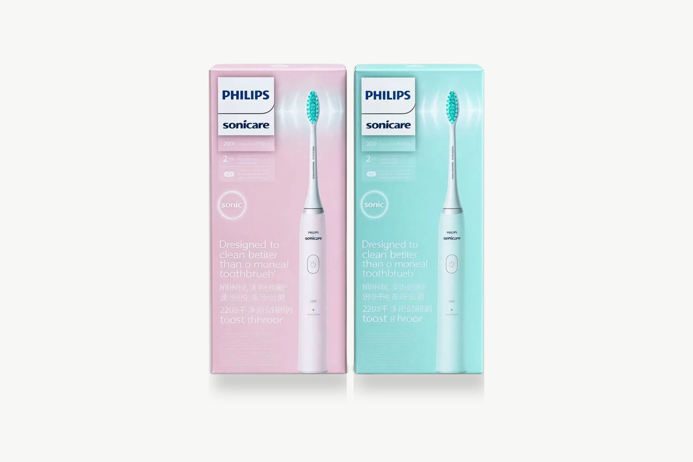 Philips Sonicare electric toothbrush boxes